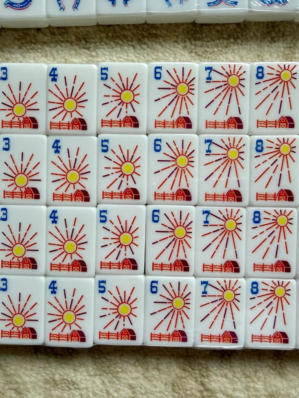 Texas Ranch Mahjong tiles - Picture 4 of 5